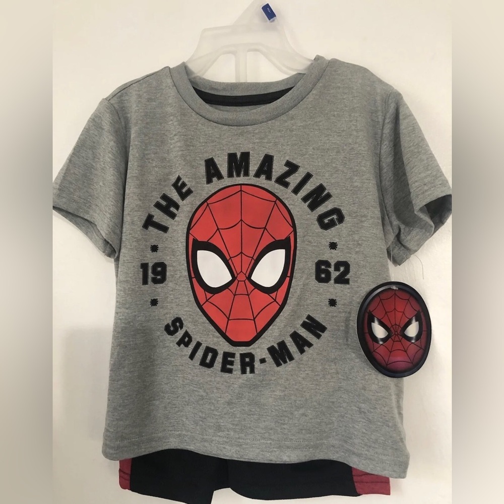 spiderman Set of chor and t-shirt for boy size 3 ( F)